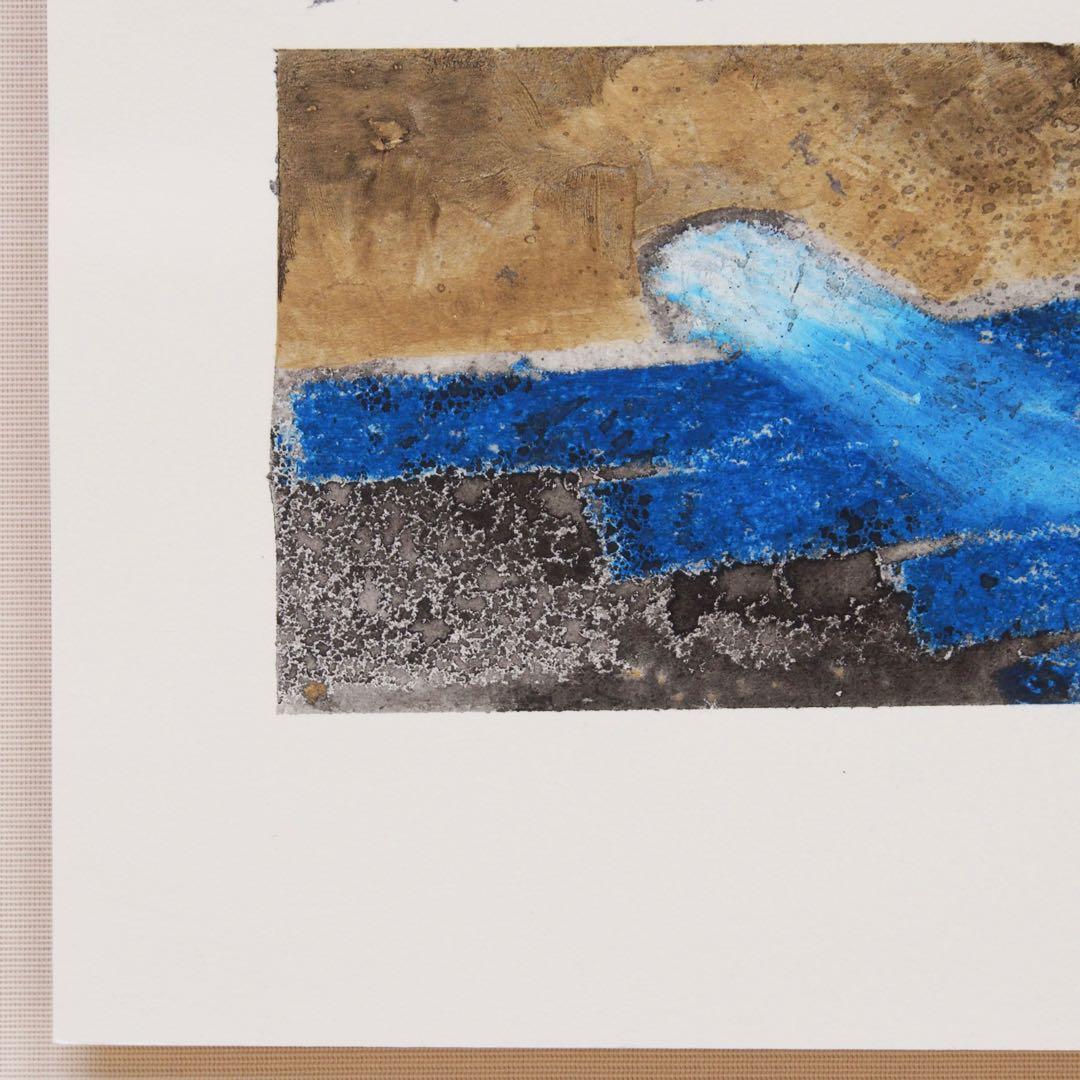 抽象画 アクリル オリジナル 作品 マット付き 絵画 現代アート インテリア