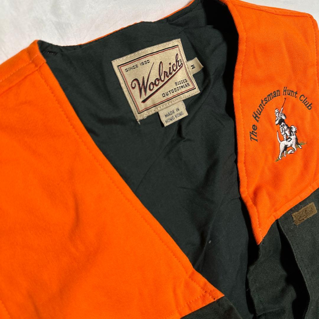 90's Woolrich ウールリッチ ウール ハンティングベスト グリーン