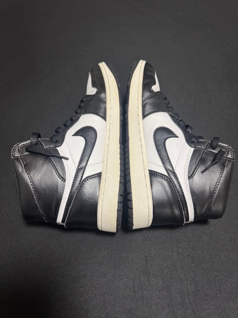 Nike Air Jordan 1 high black/whiteゴルフ27