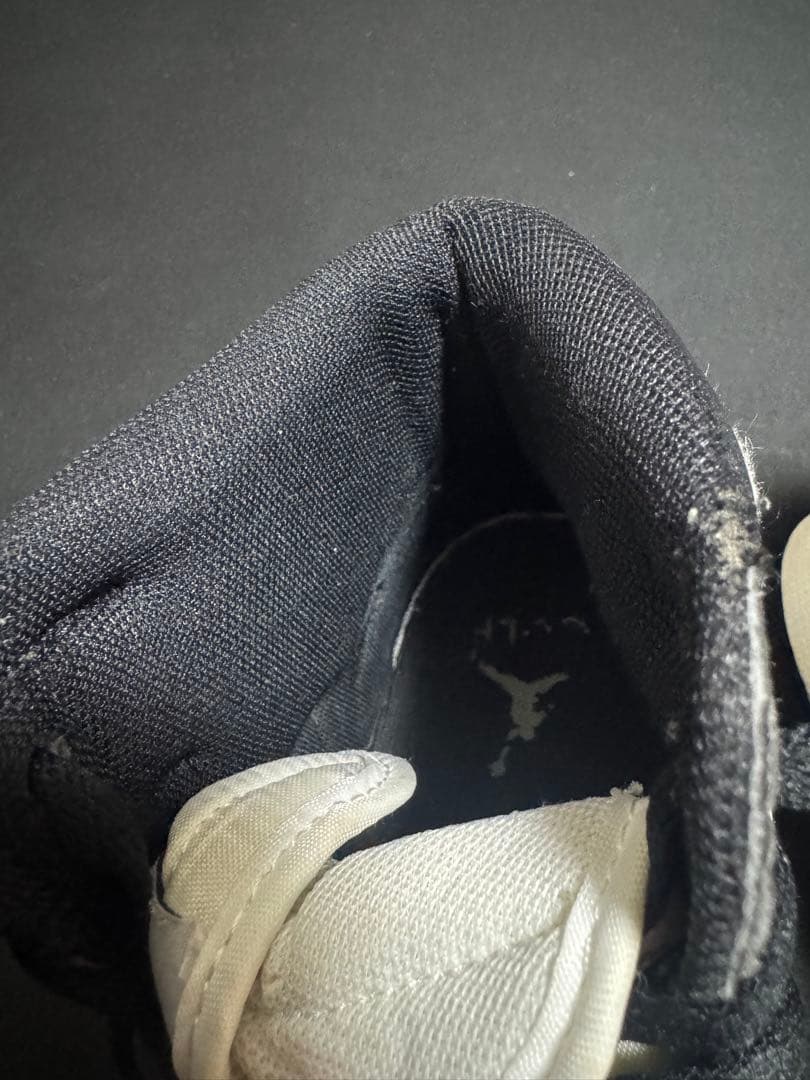 Nike Air Jordan 1 high black/whiteゴルフ27