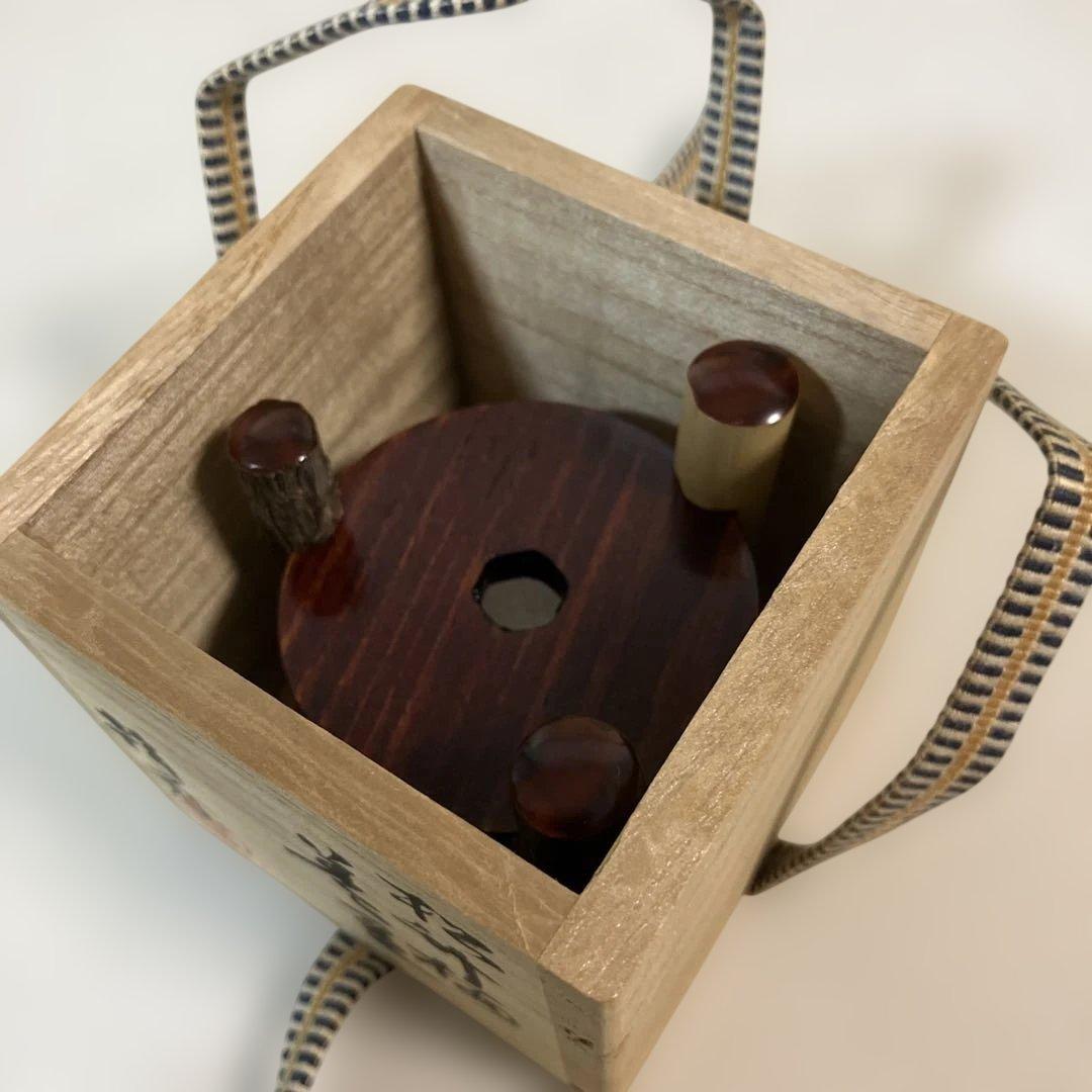 茶道具 松竹梅 蓋置 幹斎作 共箱
