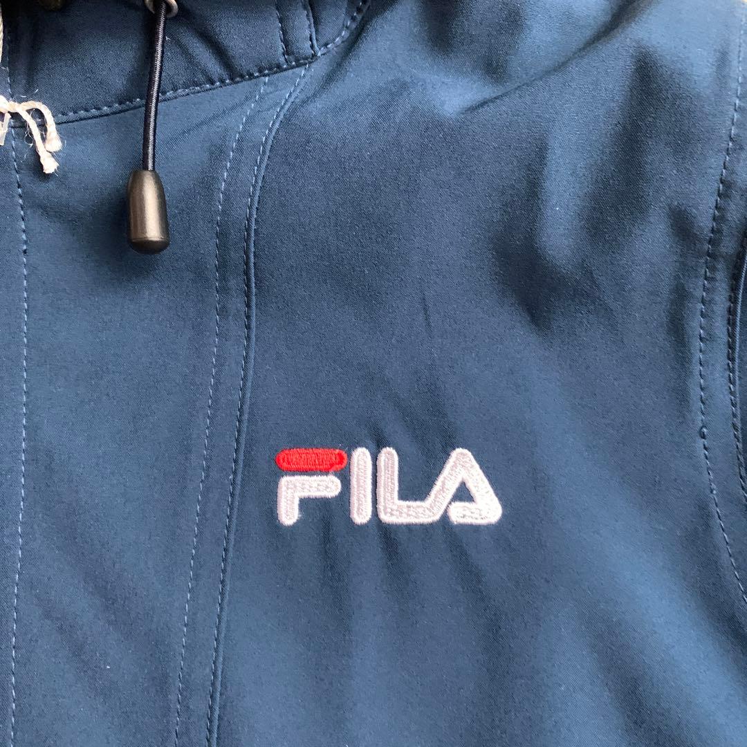 FILA golf フィラ　ゴルフ　ウェア　レディース　Ｍ　 紺　撥水加工