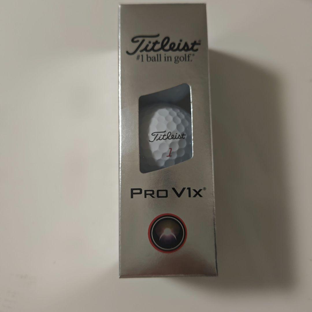 【Titleist】PRO V1X 2025 モデル ニューボール 白1ダース