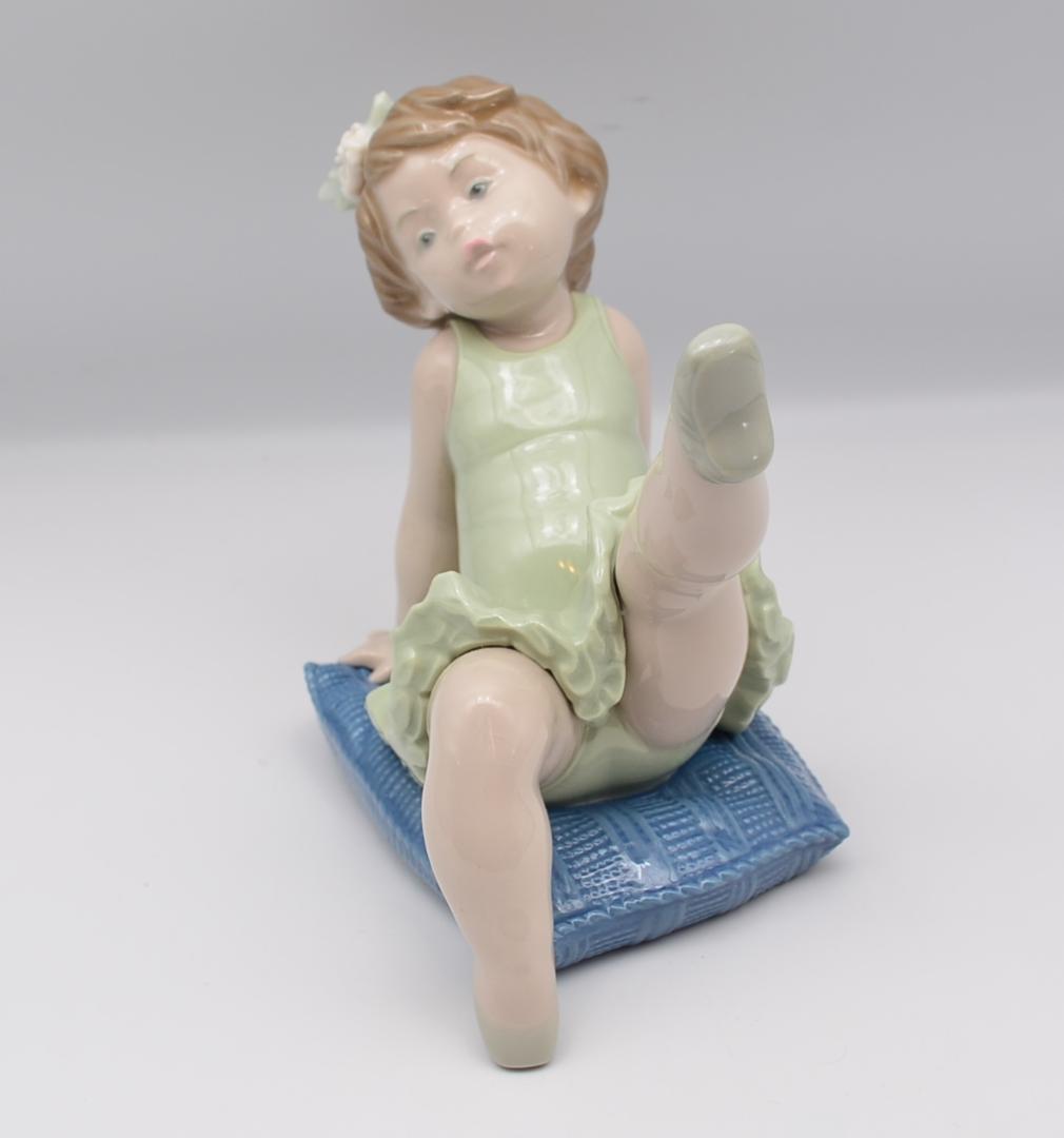 幼いバレリーナ　２体セット　★リヤドロ　スペイン　光沢仕上げ　ヴィンテージ