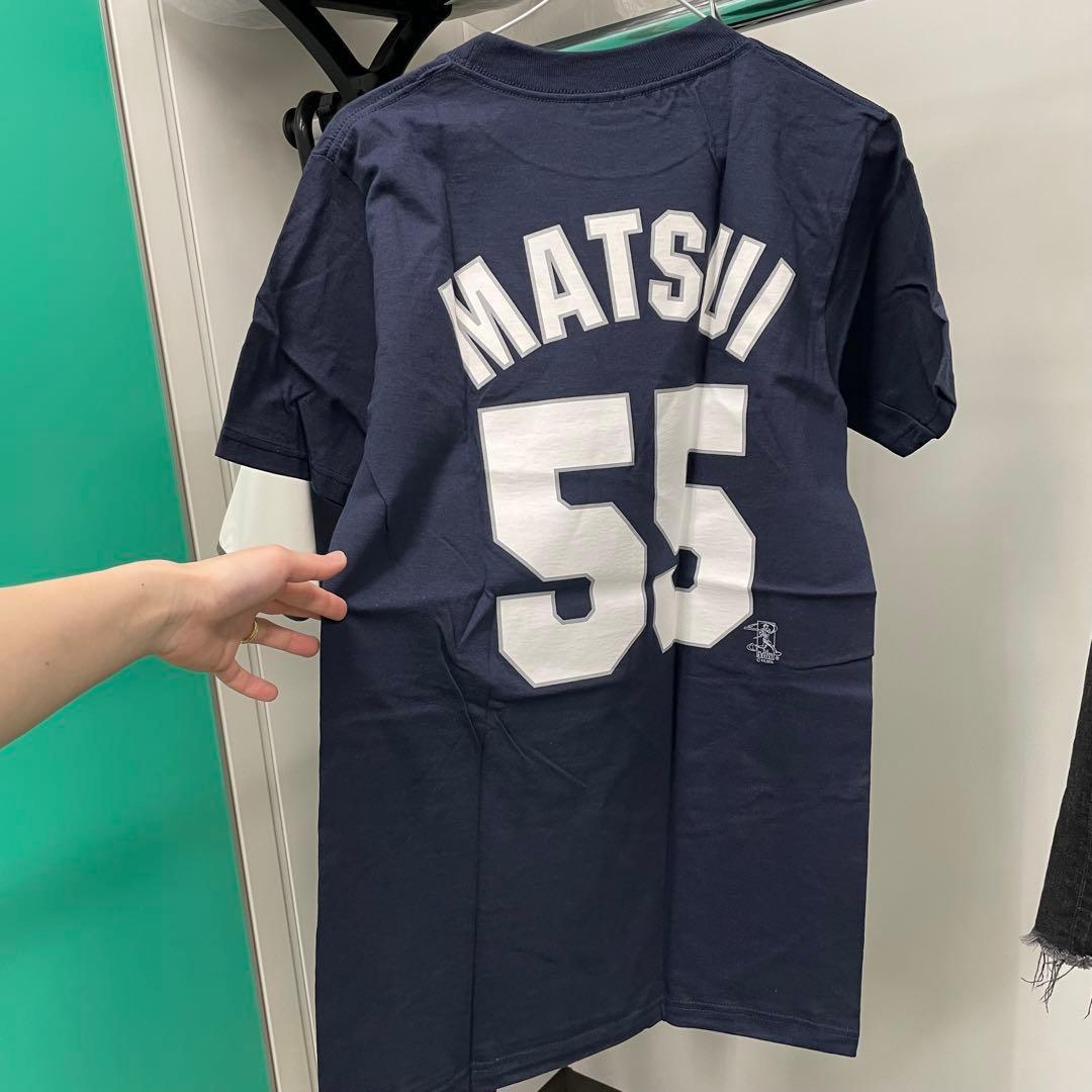 新品‼️マジェスティック ヤンキース 半袖Tシャツ NYヤンキース　松井秀喜　S