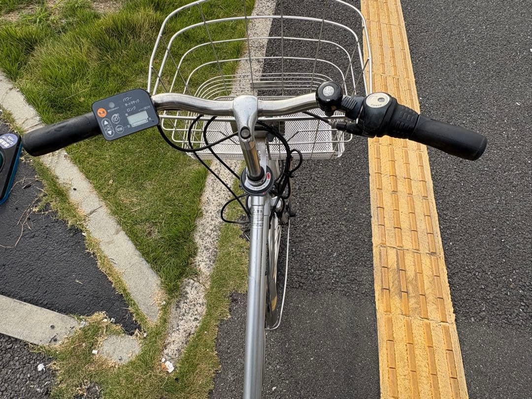 中古 27㌅5段変速Panasonic電動アシスト自転車　8.9Ah4点灯大阪