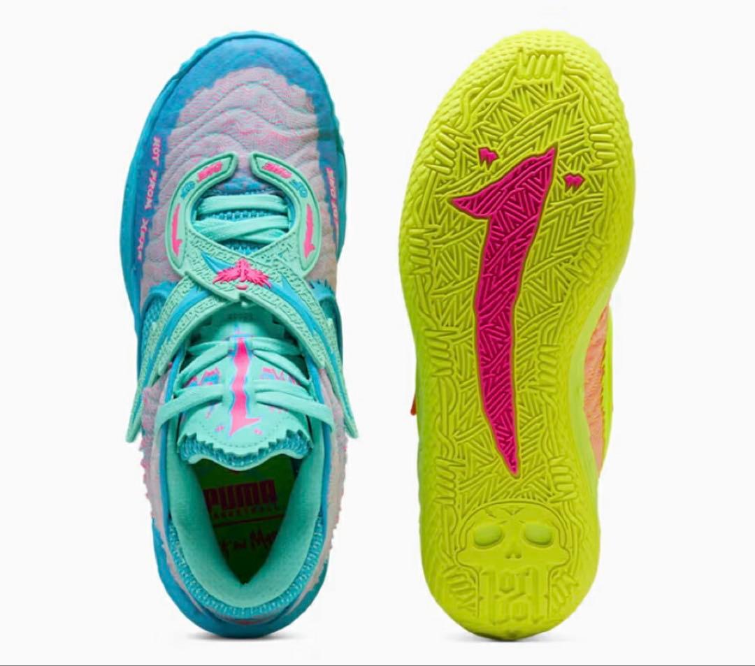新品 PUMA MB.05 Rick And Morty ラメロ 25.0cm