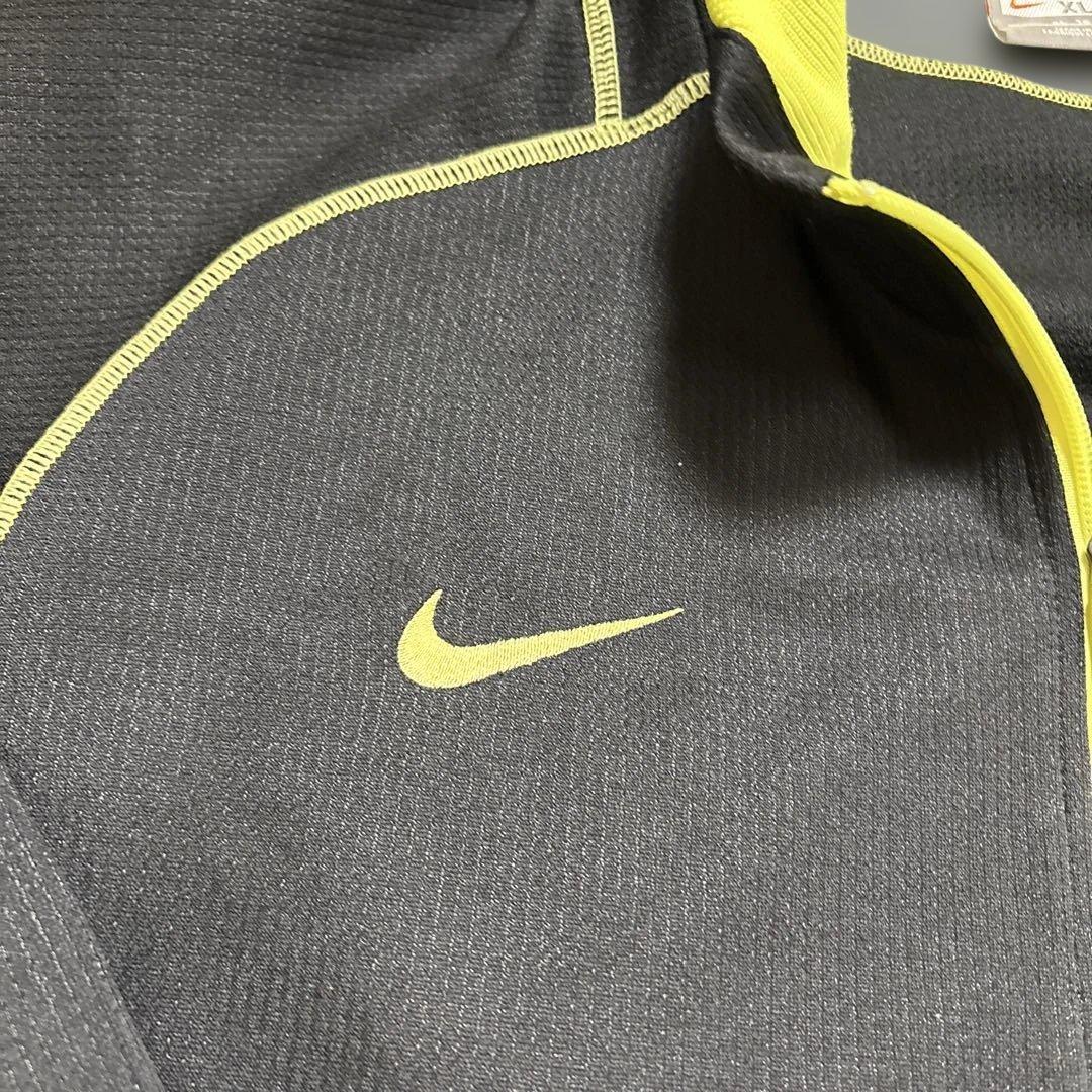 ナイキNike フルジッパージャケット L 黒/黄緑