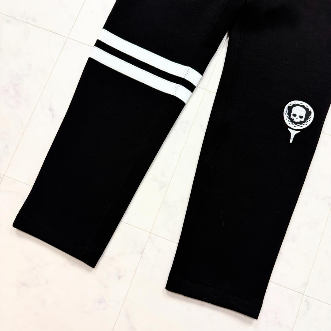 新品タグ付き ストレッチ パンツ ゴルフ 黒 ハイドロゲン Hydrogen