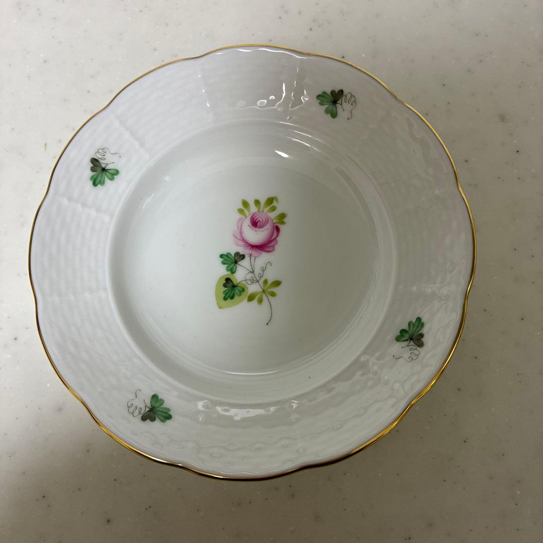 【未使用品】ヘレンド　ウィーンの薔薇　オリエンタルボウル　2枚　箱付き