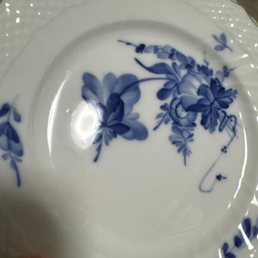 ロイヤルコペンハーゲン ブルーフラワーカーブ 中皿 小皿 金彩 15.5cm