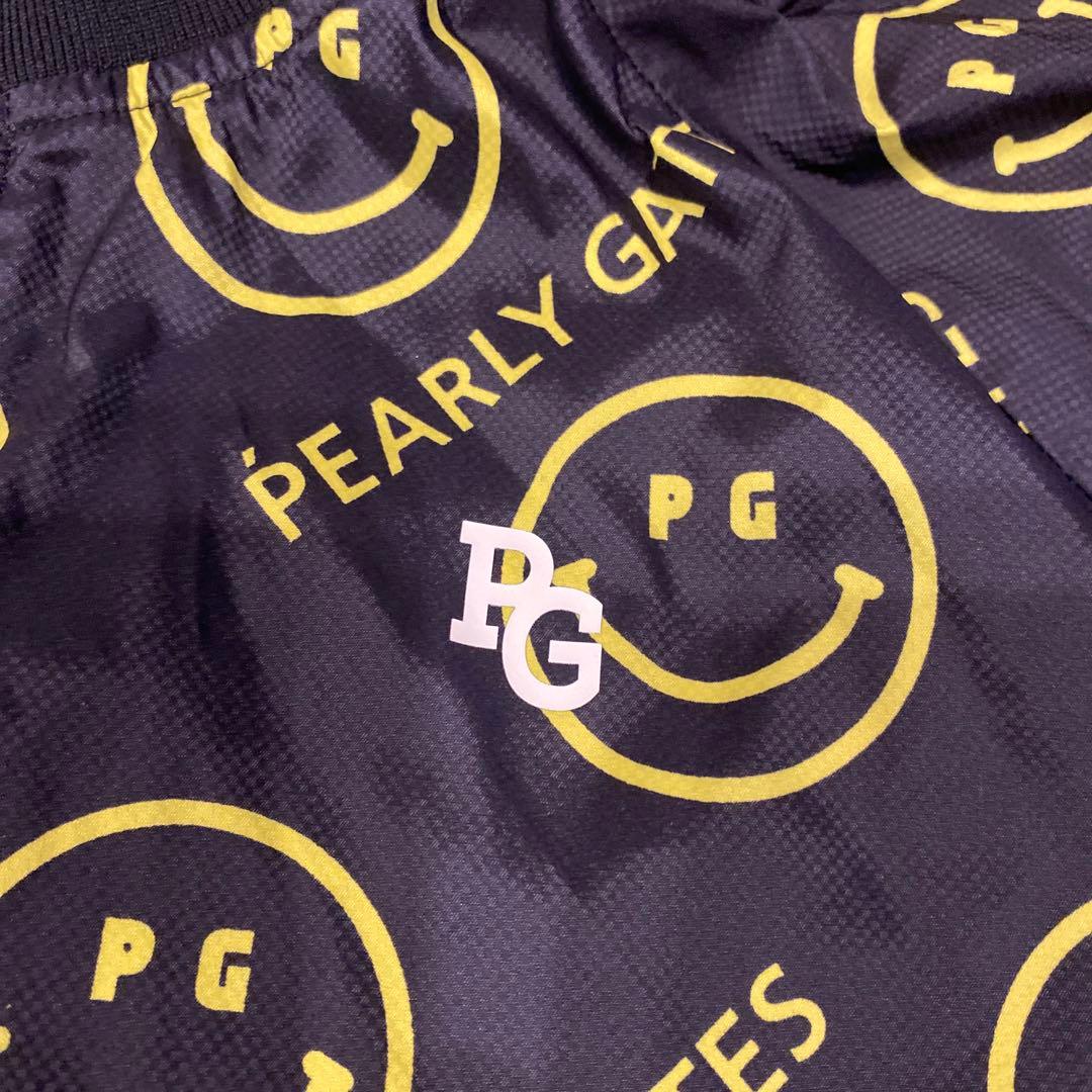PEARLY GATES スマイリーフェイスジャケット　ドビー　ブルゾン