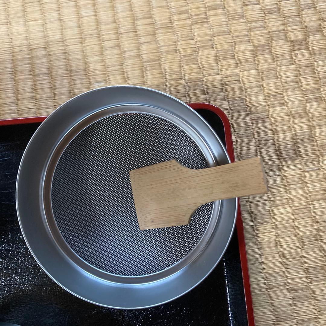 茶会用、茶漉し、箱あり