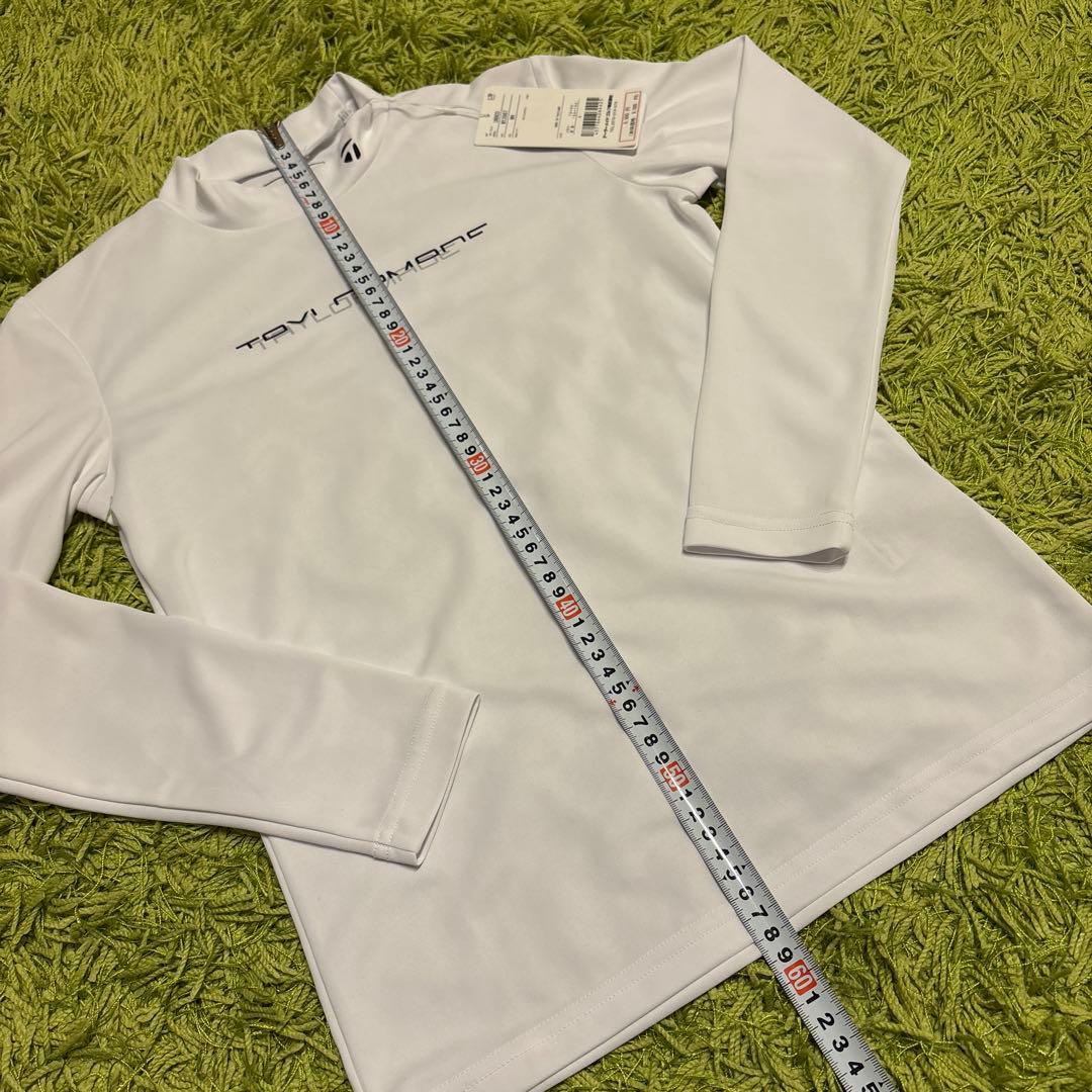 ラスト1点【TaylorMade】S 新品✨春ゴルフ　ロゴモックネック　訳あり