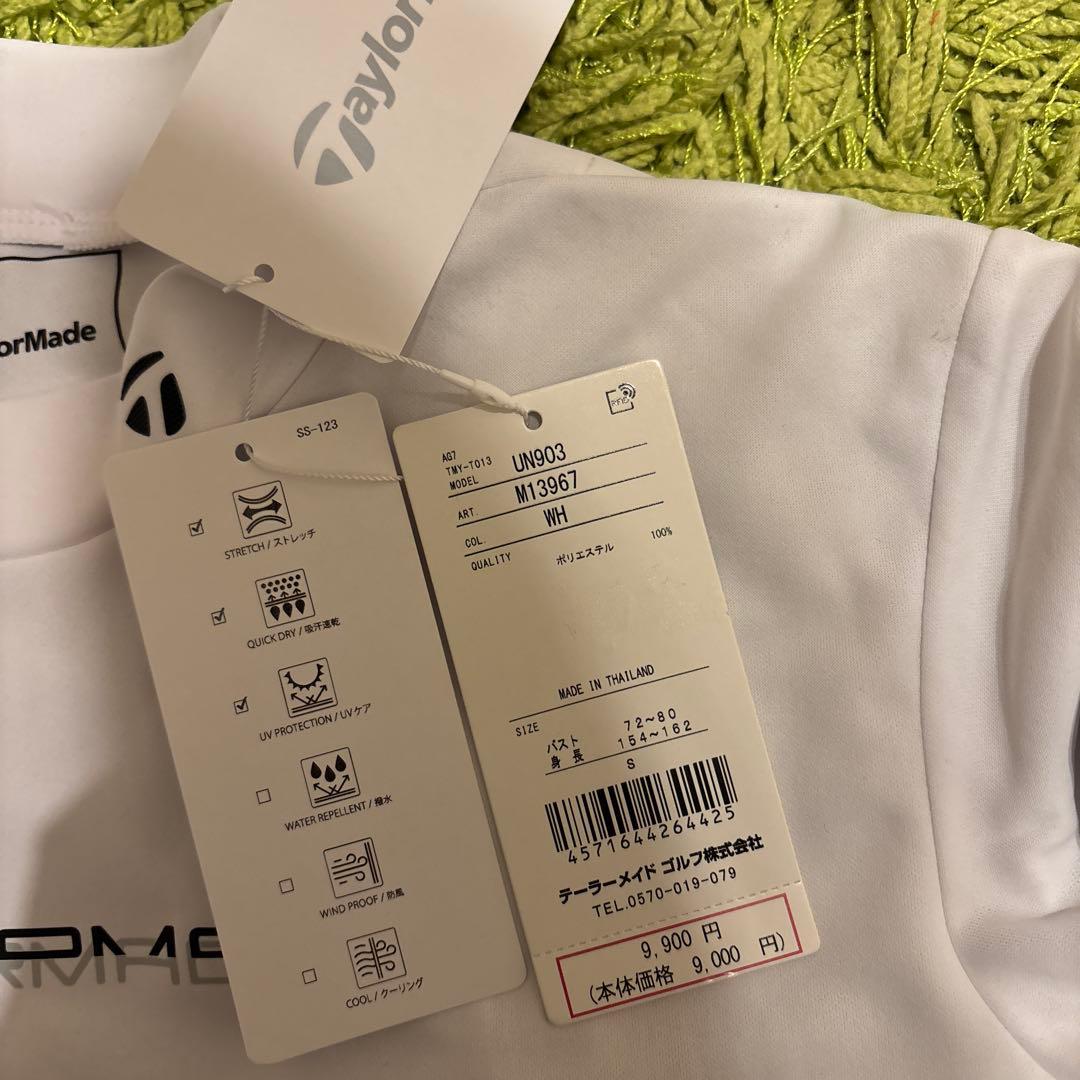 ラスト1点【TaylorMade】S 新品✨春ゴルフ　ロゴモックネック　訳あり
