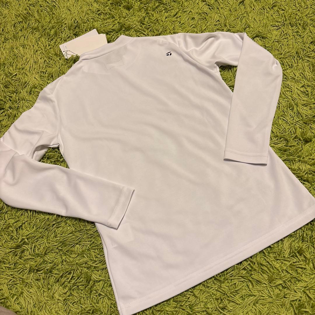 ラスト1点【TaylorMade】S 新品✨春ゴルフ　ロゴモックネック　訳あり
