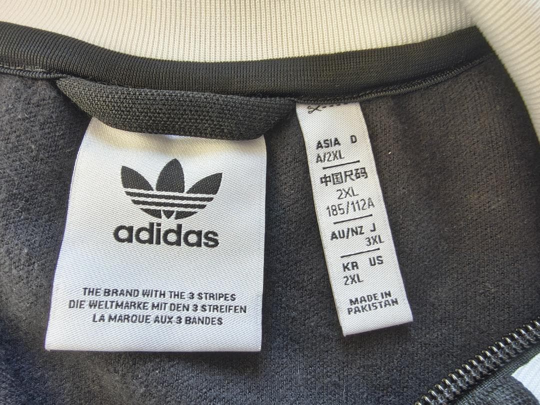adidas アディダス クラシック トラック ジャケット BLACK 2XL
