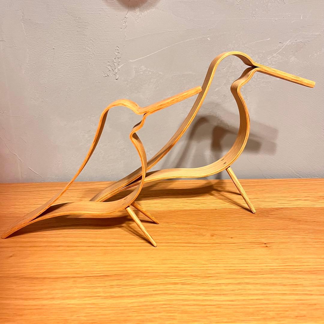 Cooee Design ウッディ バード オーク 木製 オブジェ