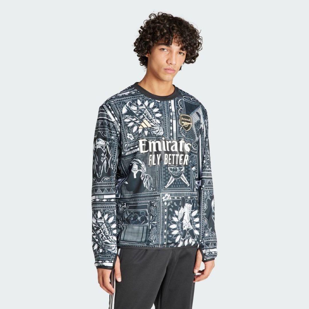 【完売品】アーセナル × イアン・ライト Warm Up Top【adidas】