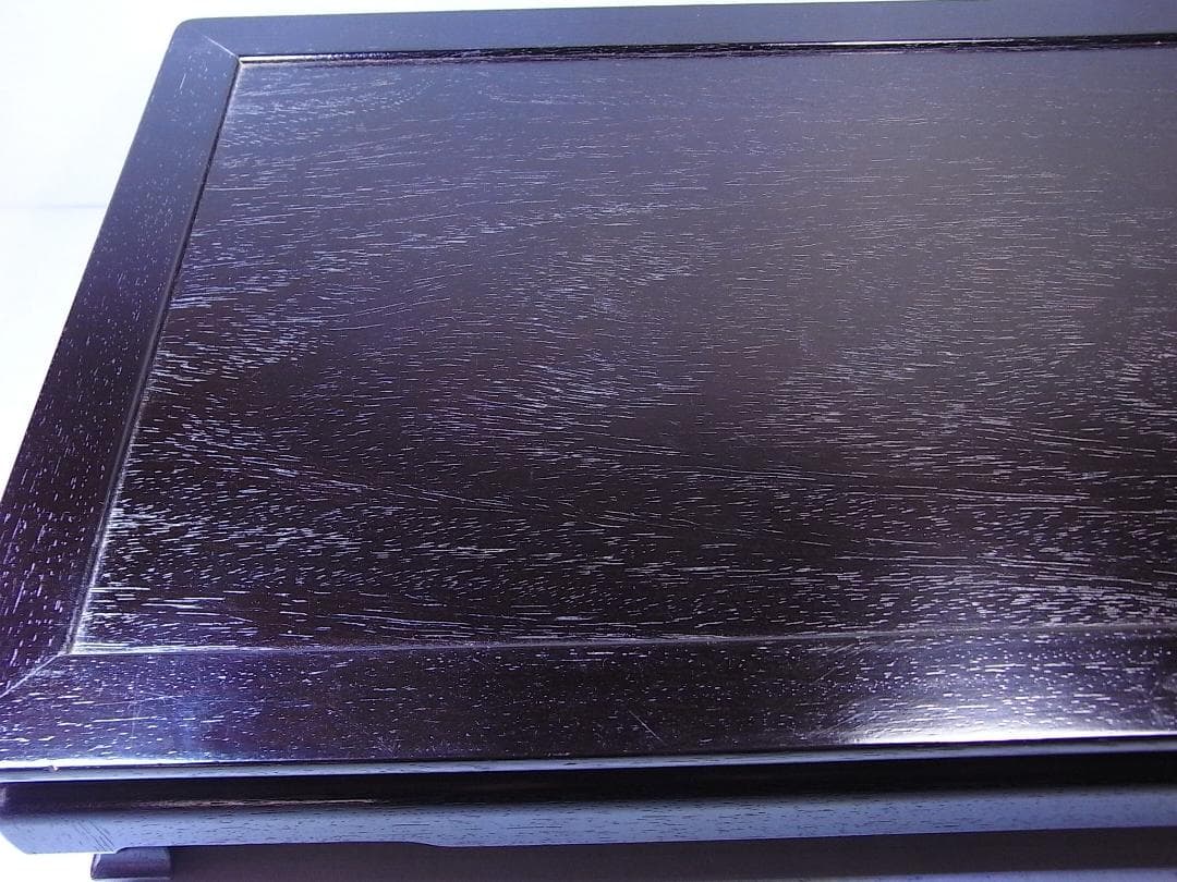 高級唐木花台 48×31×高10cm　重約2400g