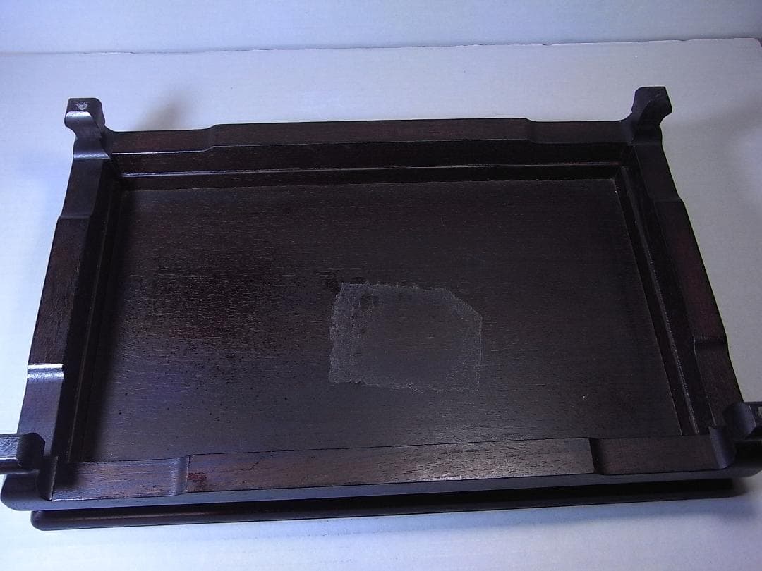 高級唐木花台 48×31×高10cm　重約2400g