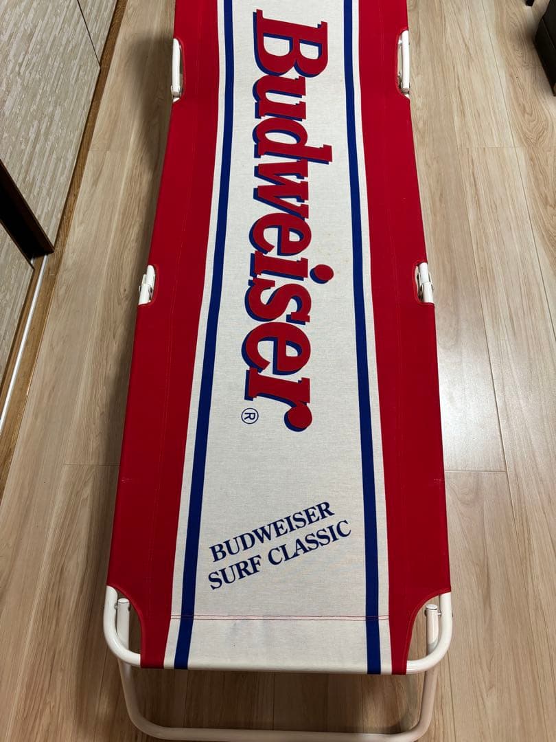 激レアBudweiser バドワイザー ビーチチェア 折りたたみ ビンテージ