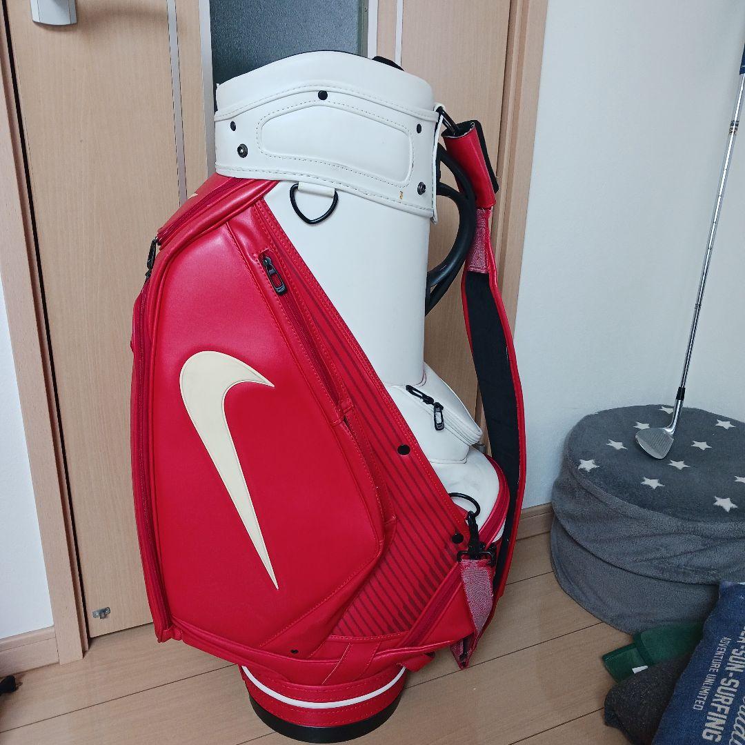 値下げNike ツアーキャディバッグ 赤/白