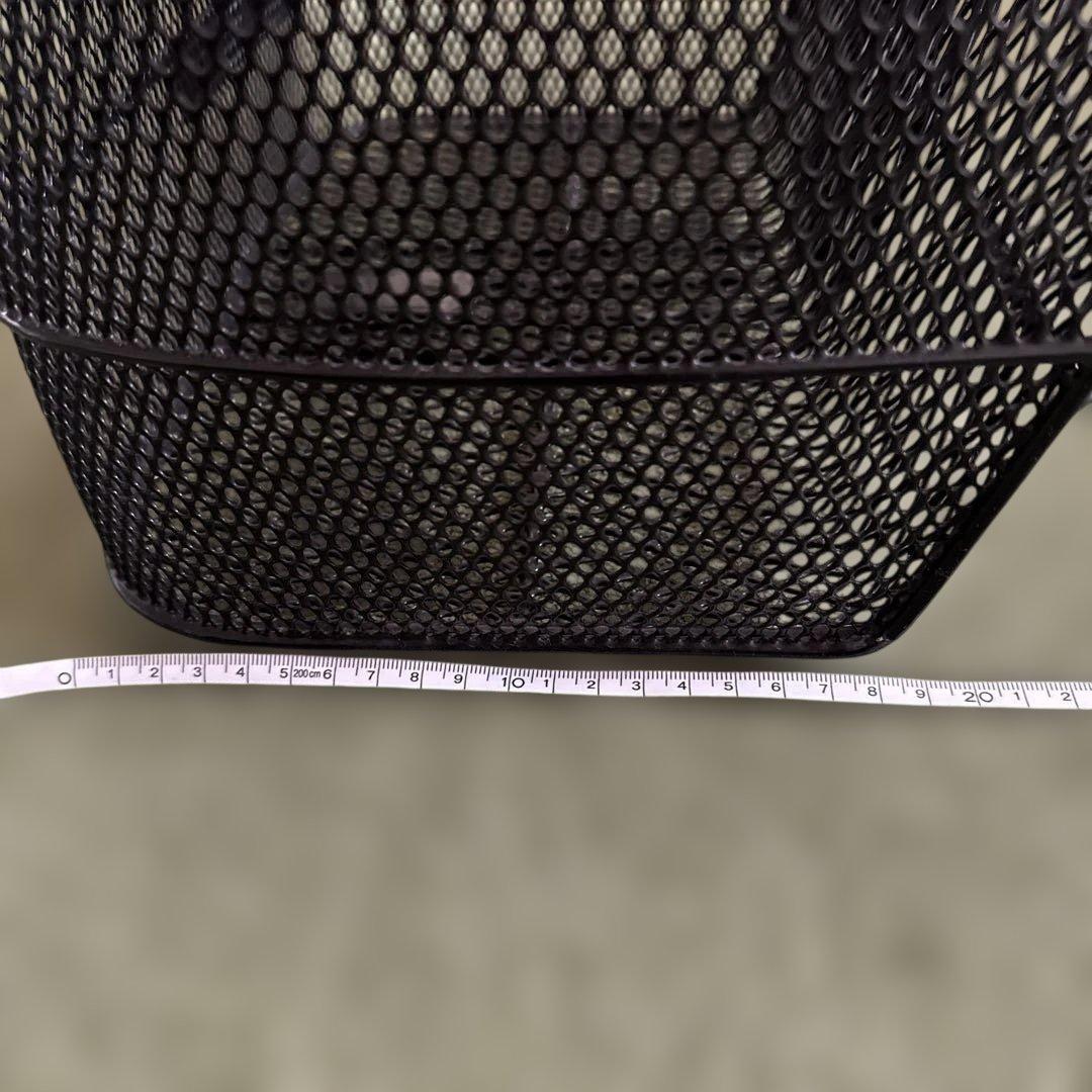 BRIDGESTONE メッシュバスケット 自転車前カゴブラック