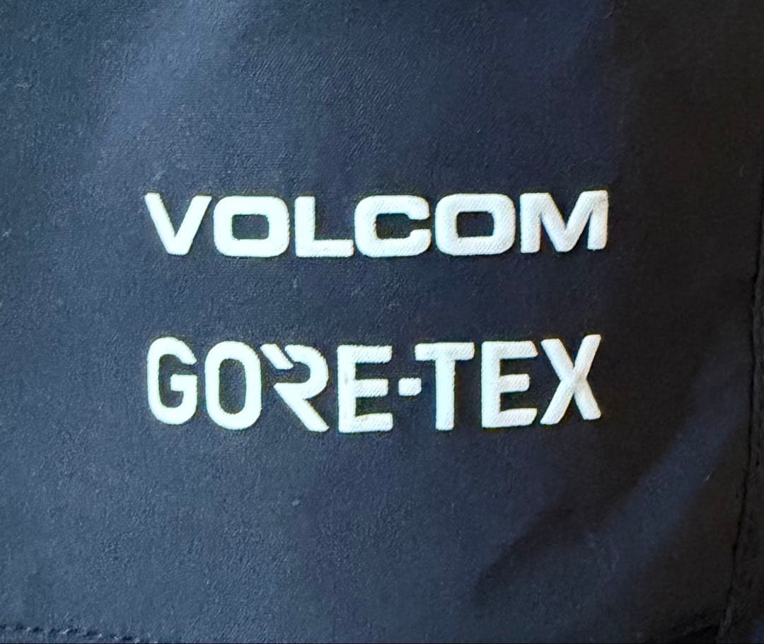 VOLCOM GORE-TEX スノーボードウェア 上下セット イエローブラック