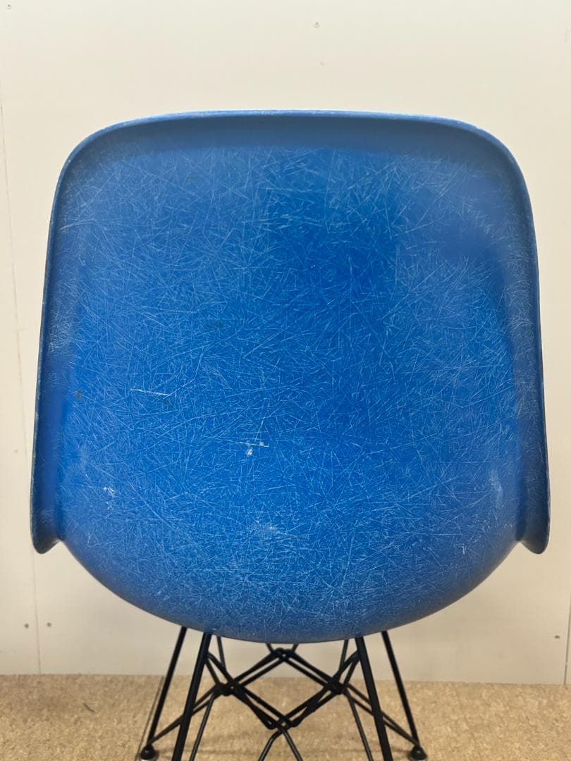 希少 ハーマンミラー 80s イームズチェア FRP ヴィンテージ ブルー