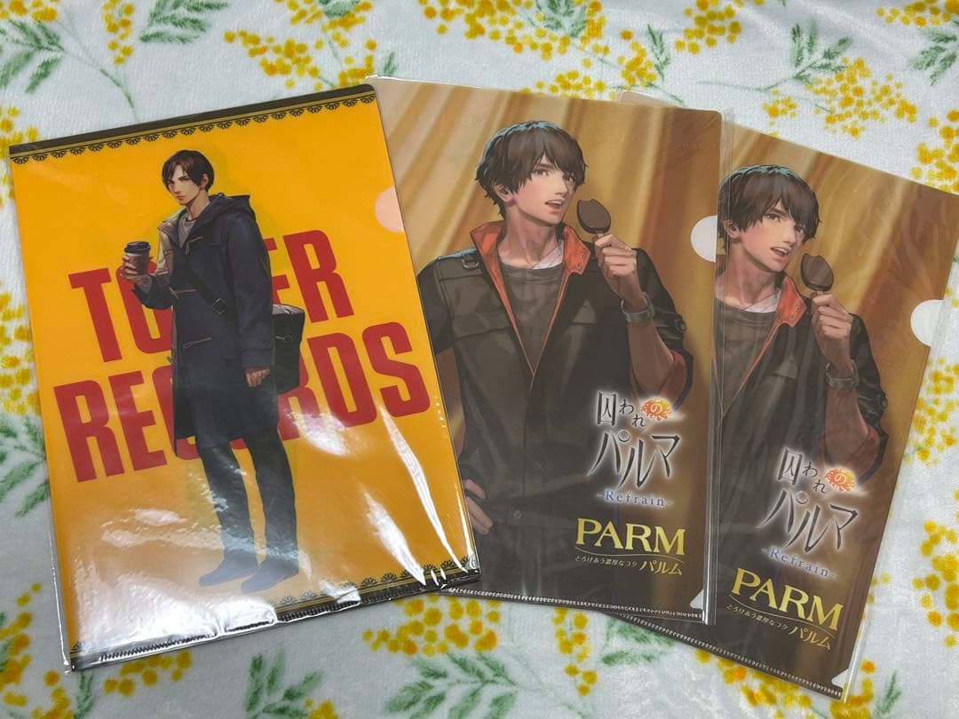 囚われのパルマ TOWER RECORDS＆パルムクリアファイル 計5枚セット