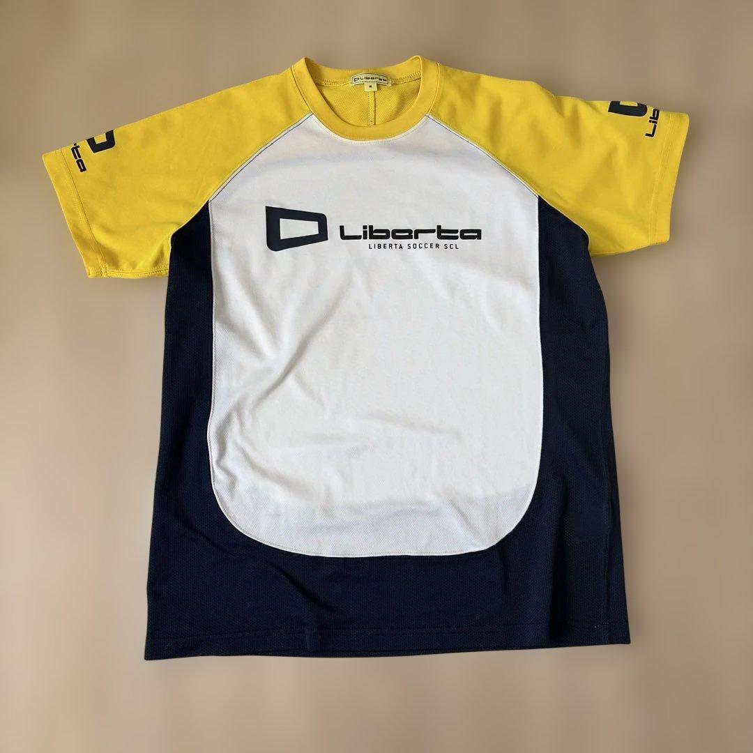 Libarte サッカーウェア イエロー/ネイビー上下セット販売Mサイズ