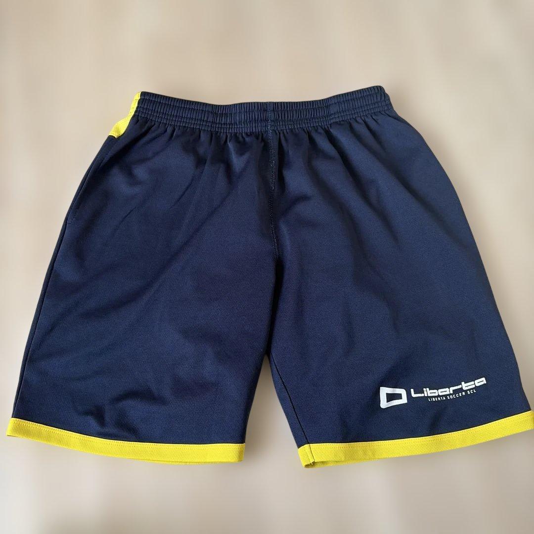 Libarte サッカーウェア イエロー/ネイビー上下セット販売Mサイズ