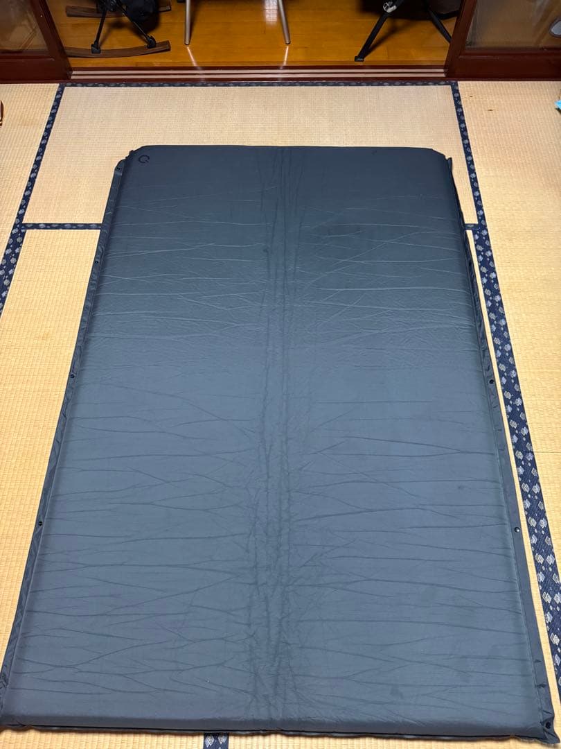 クイックキャンプ　インフレーターマット　8センチ　ダブル　車中泊　キャンプ
