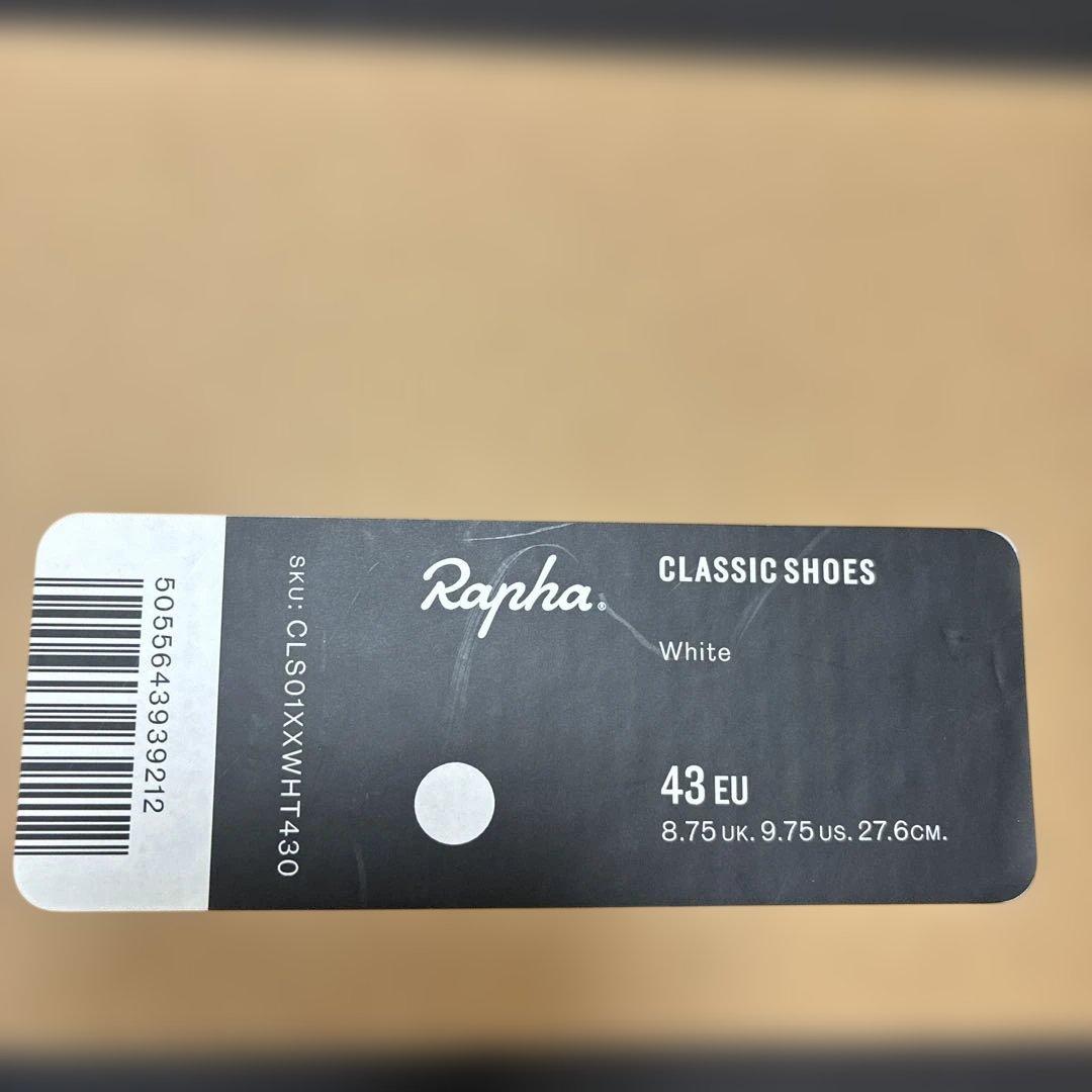 【新品未使用品】Rapha クラシックシューズ White US27.6㎝
