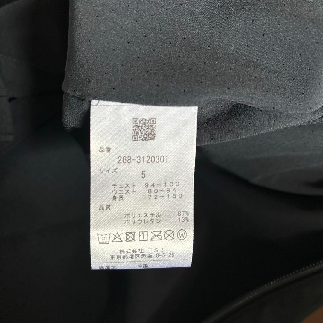 パーリーゲイツPGG4wayストレッチブラックジャケットサイズ5