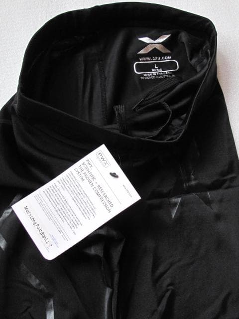 2XU ランニングコンプレッションタイツ メンズ ロングパンツ ブラック L
