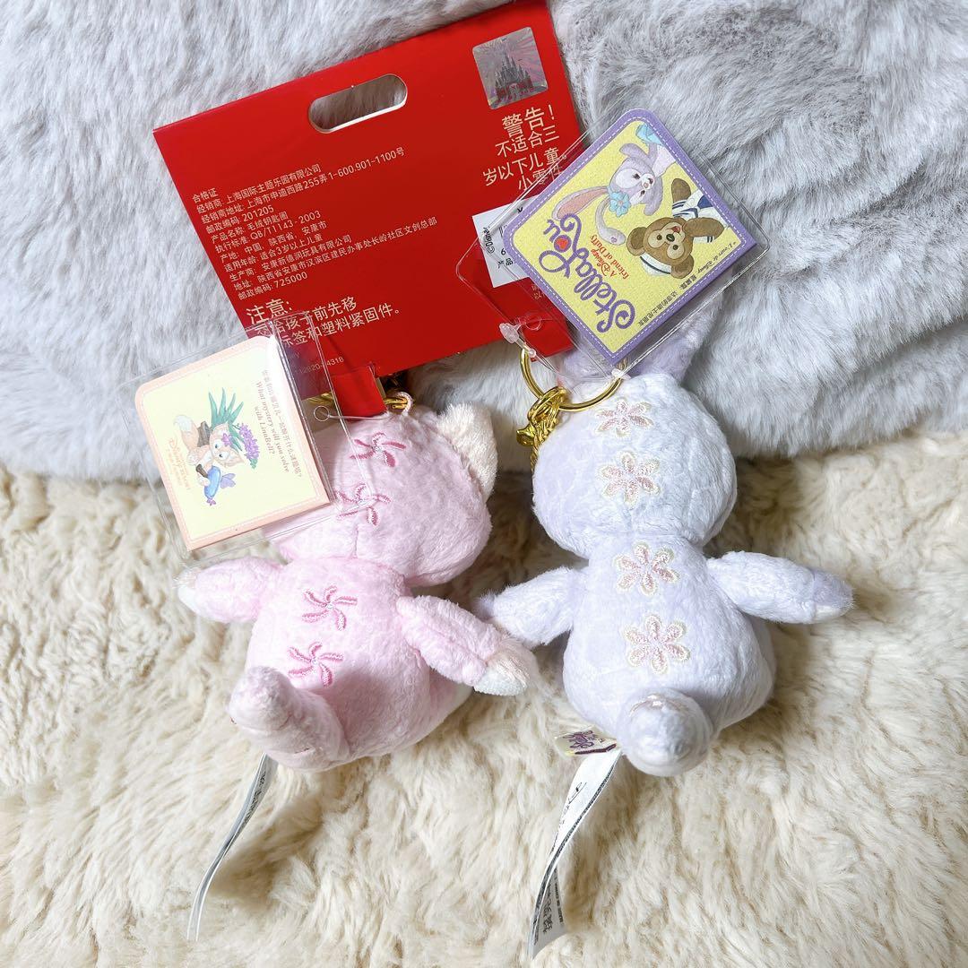 レア上海ディズニー　リーナベル　ステラルー春節限定ダッフィーフレンズキーチェーン
