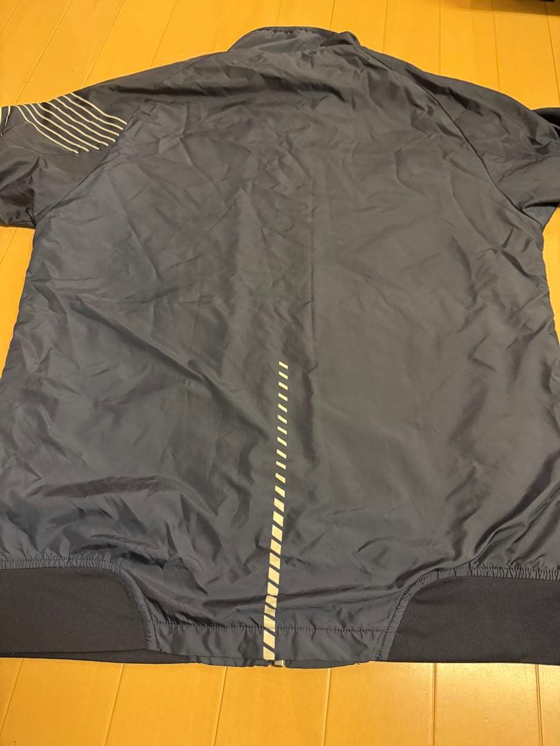 asicsアシックス　ウィンドブレーカー　上下セット　ネイビー　M