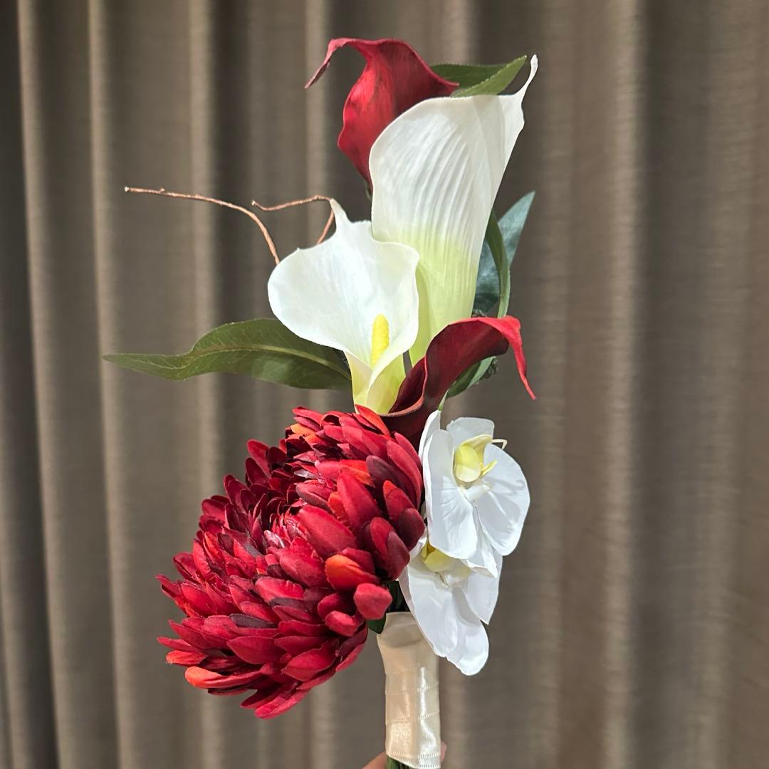 ブーケ ブライダル アーティフィシャルフラワー ウェディング 花束 和装 造花