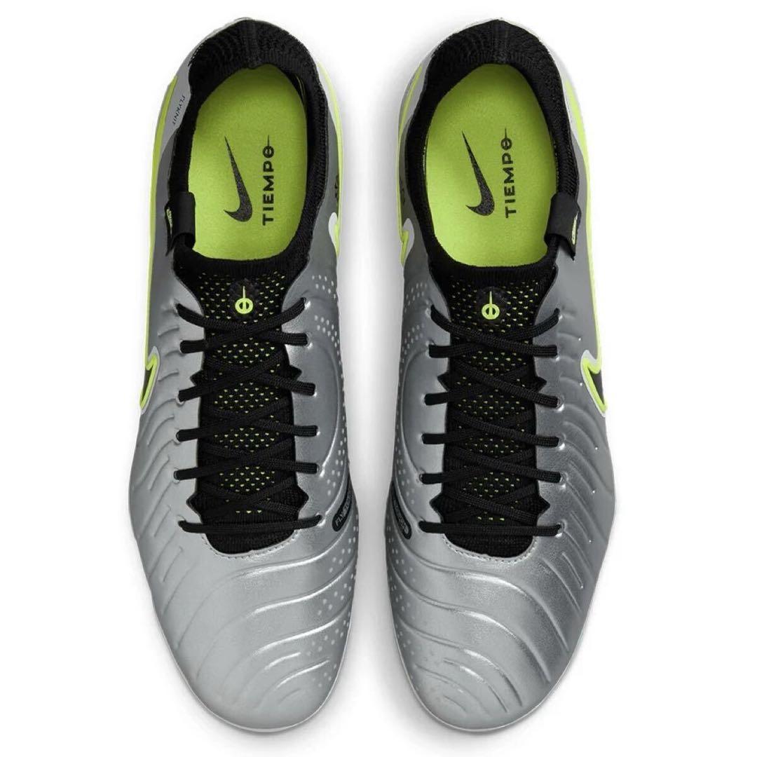 ナイキ 27.5 ティエンポ レジェンド エリート スパイク サッカー 靴 銀