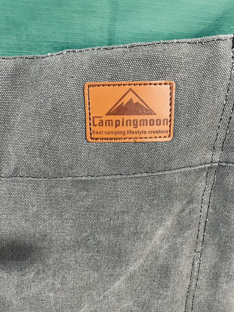 CAMPING MOON) 焚き火ローチェア グレー F-1003C-H