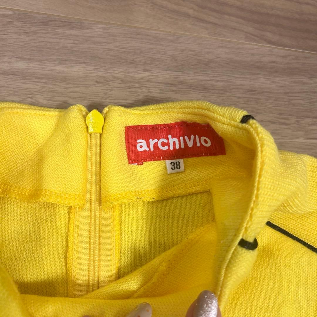 archivio イエロー セーター 38