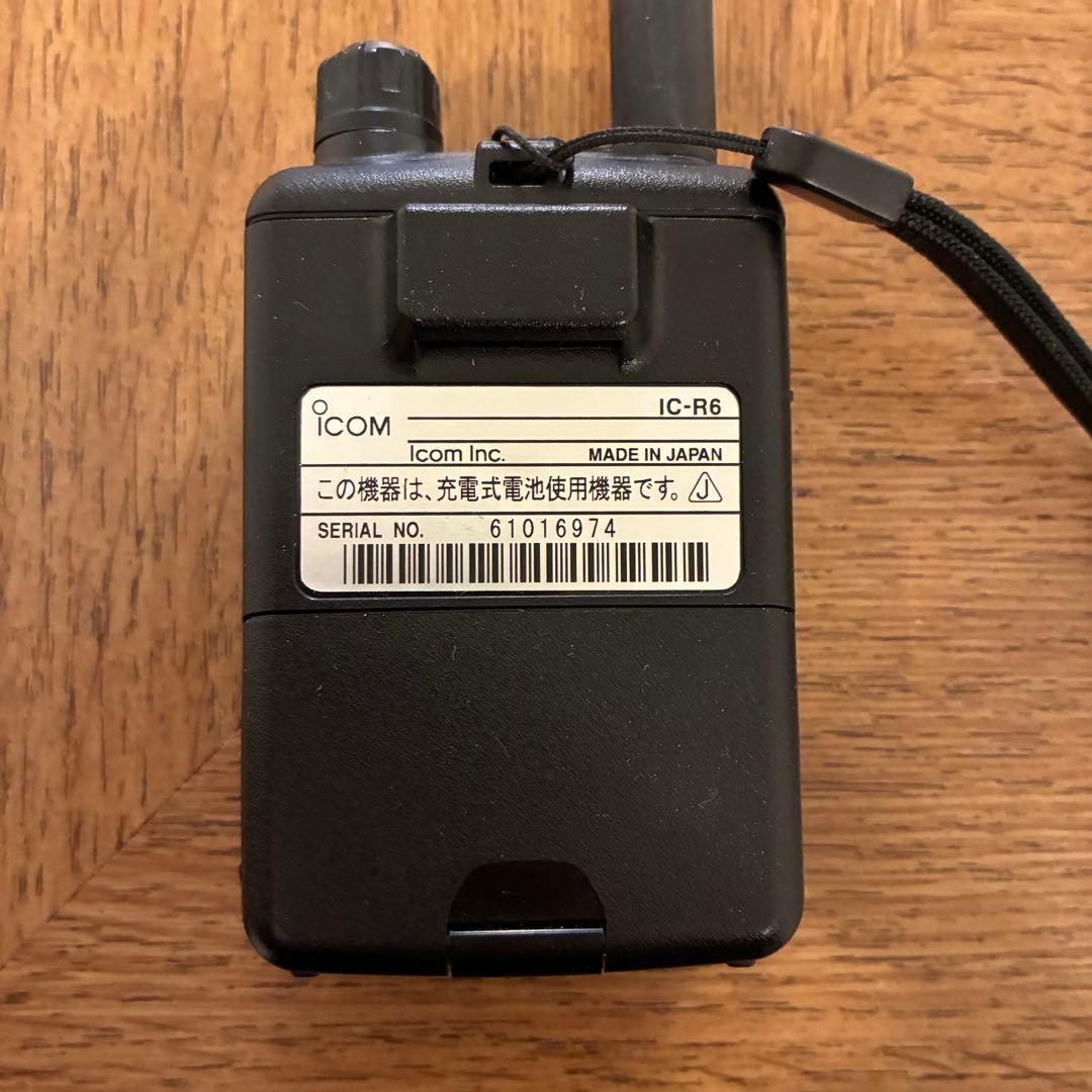 【完品】ICOM IC-R6 ハンディ受信機