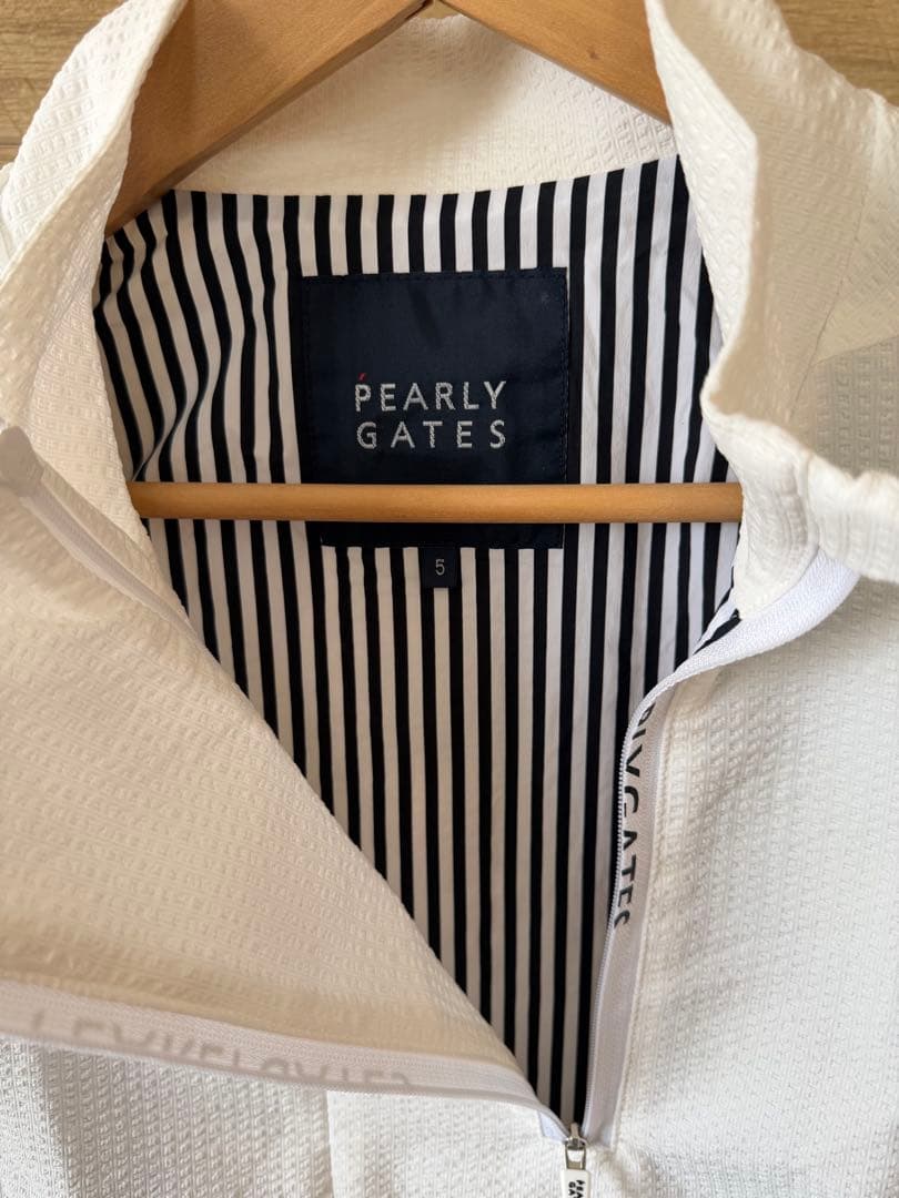 PEARLY GATES ホワイト ベスト サイズ5