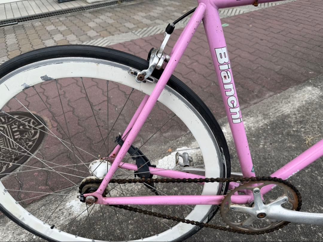 BIANCHI ピスト 700cc フレームクロモリ フレームサイズ52cm