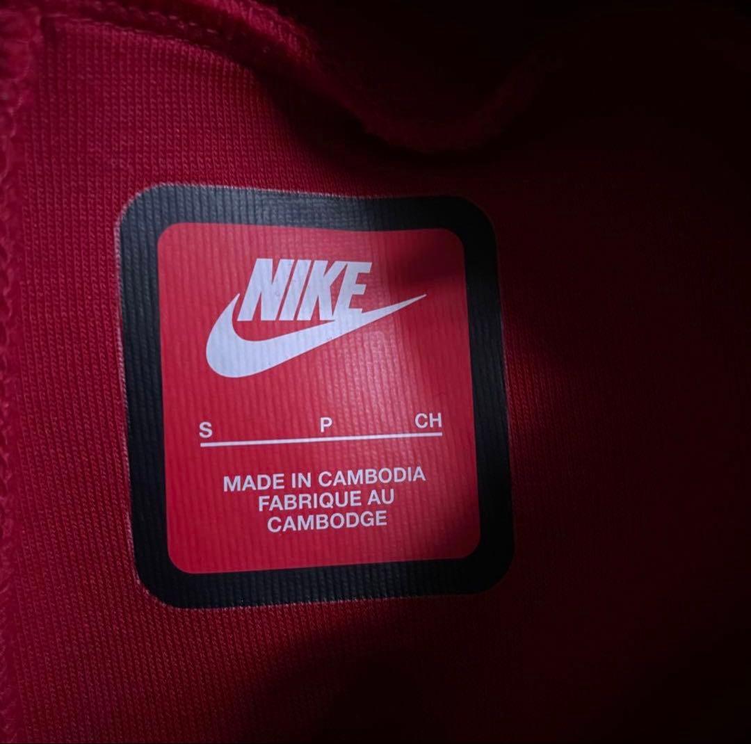 NIKEテックフリースセットアップ　レッド　赤