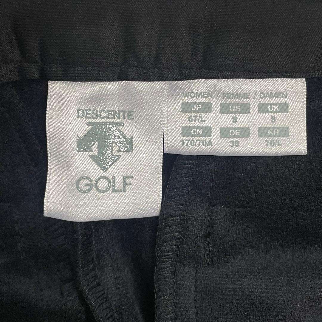 DESCENTE コーティングニットボンディングプリーツスカート 11サイズ 黒