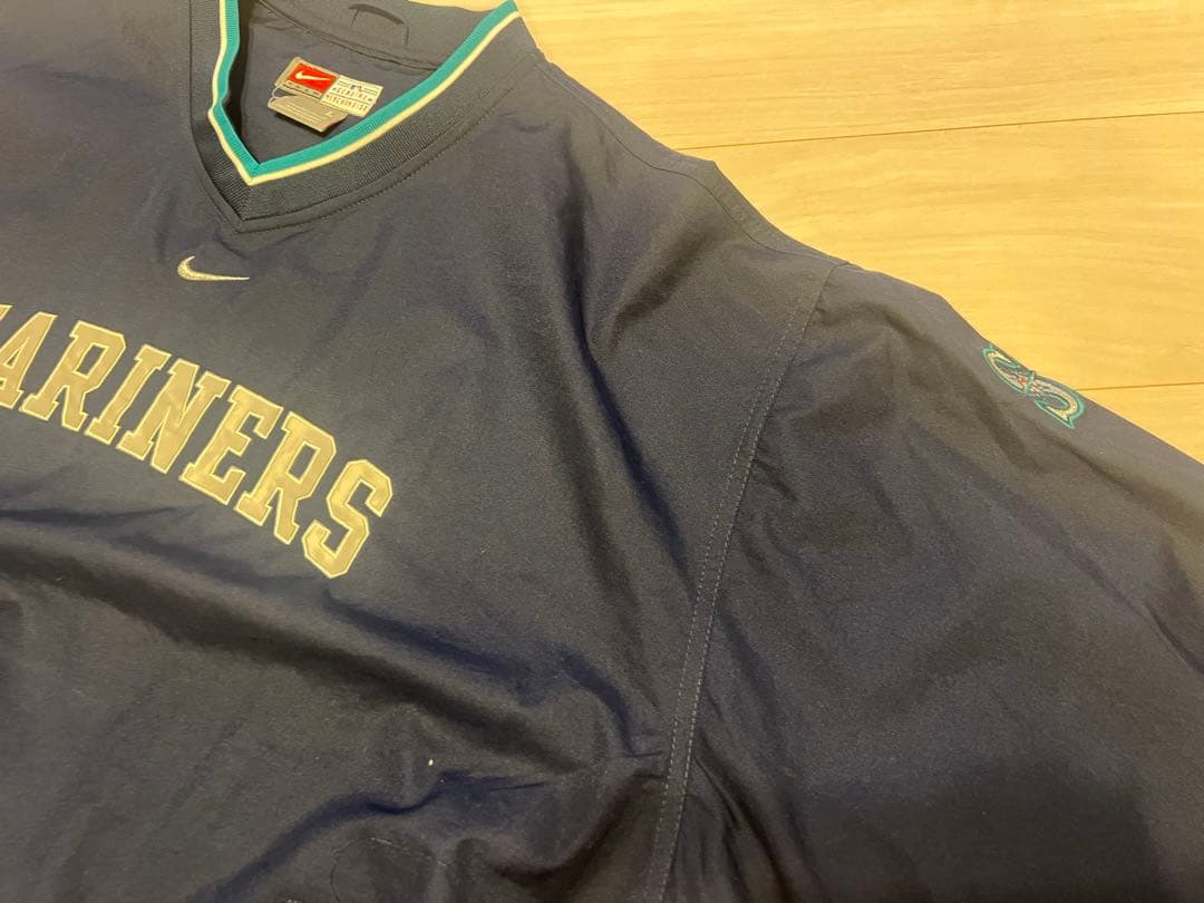 NIKE（ナイキ）MLB シアトル・マリナーズ ナイロンプルオーバー／Lサイズ