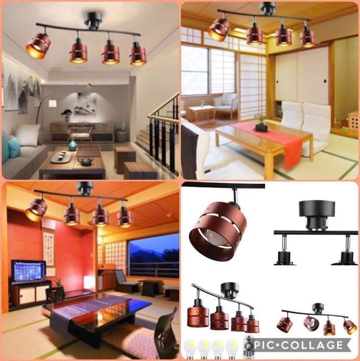 【現品限り☆大特価】お洒落カフェ風❤LEDシーリングライト　リモコン付き